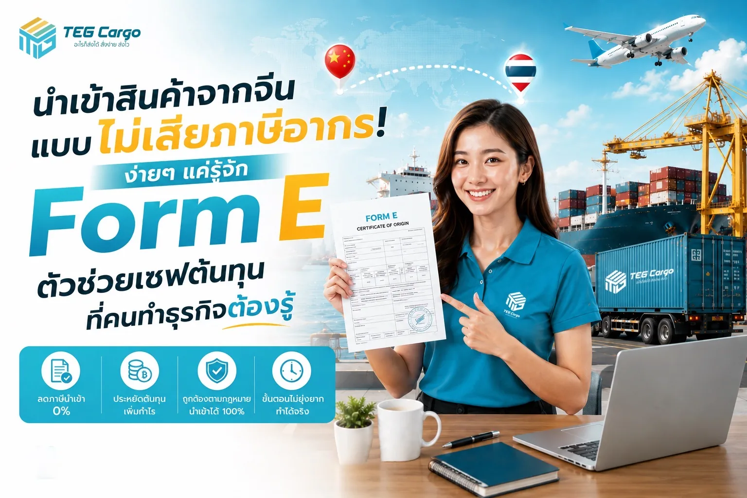Form E คืออะไร ลดอากรได้ทุกสินค้าหรือไม่