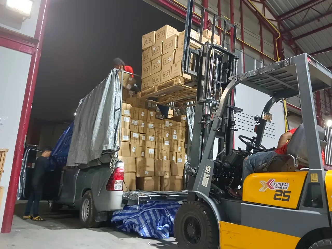 ผลงานชิปปิ้งจีน TEG CARGO ขนส่งทางเรือ LCL จีนไทย