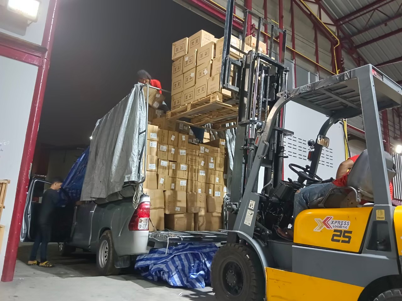 ผลงานชิปปิ้งจีน TEG CARGO ขนส่งทางเรือ LCL จีนไทย